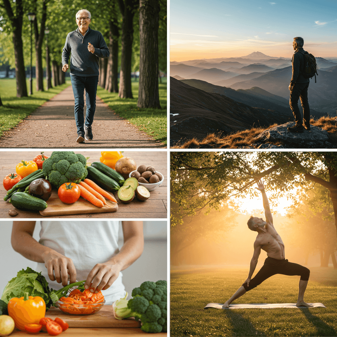 Imagem de Homem fazendo exercícios